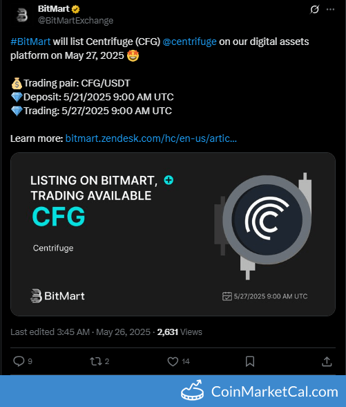 BitMart Listing
