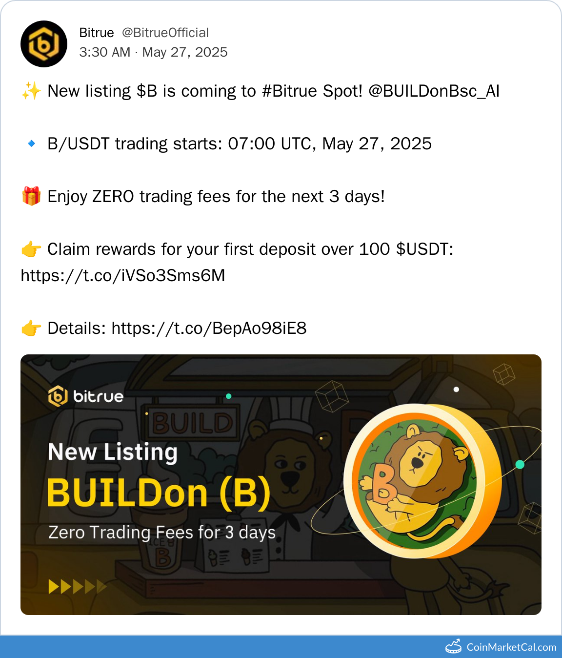 Bitrue Listing
