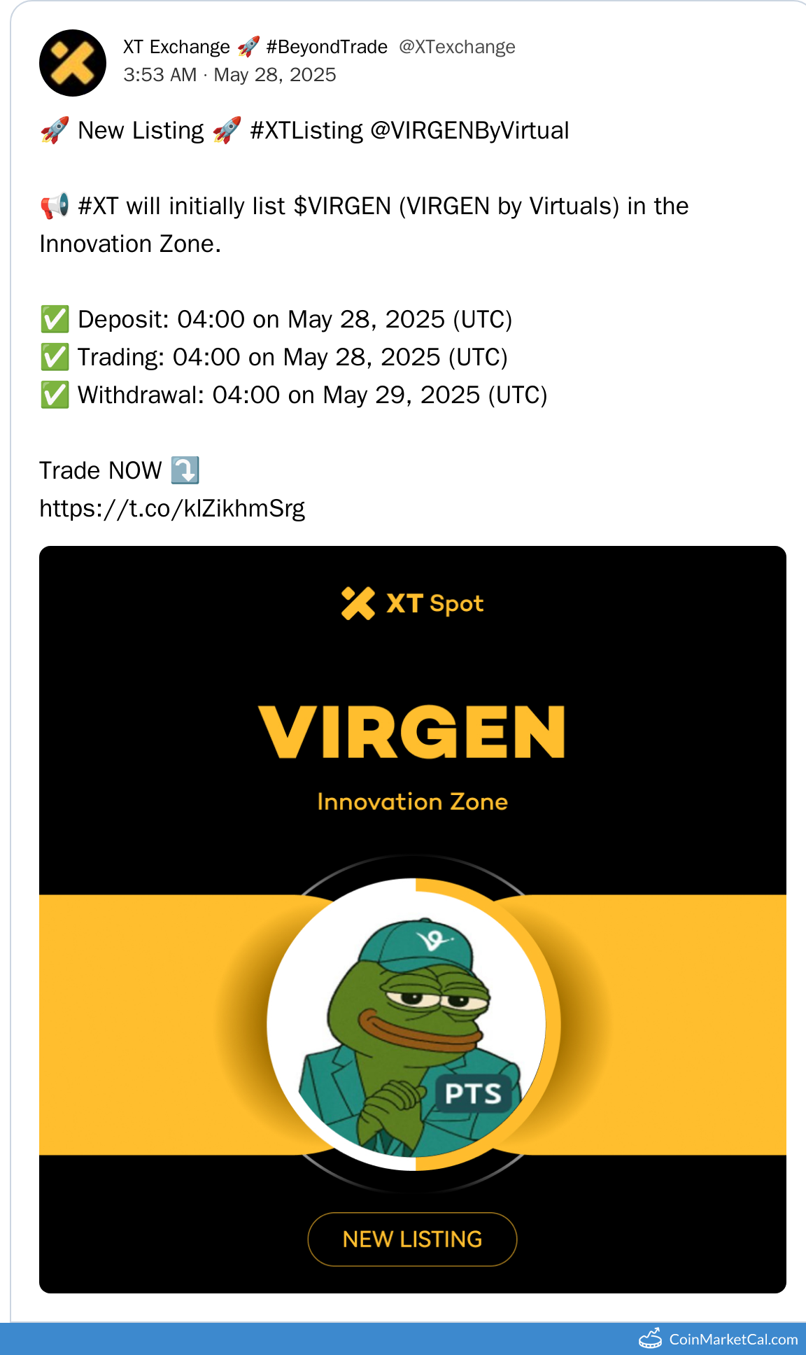 XT.COM Listing
