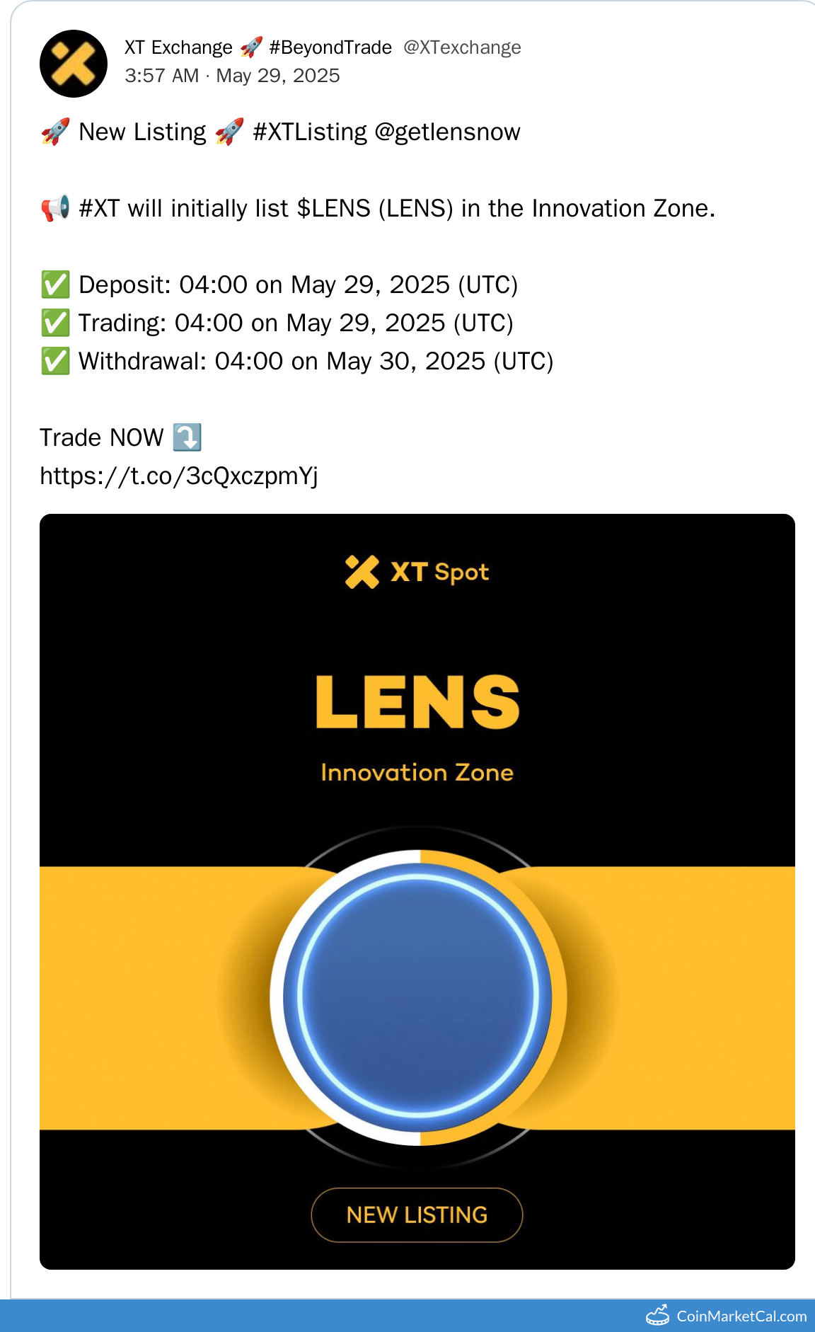 XT.COM Listing