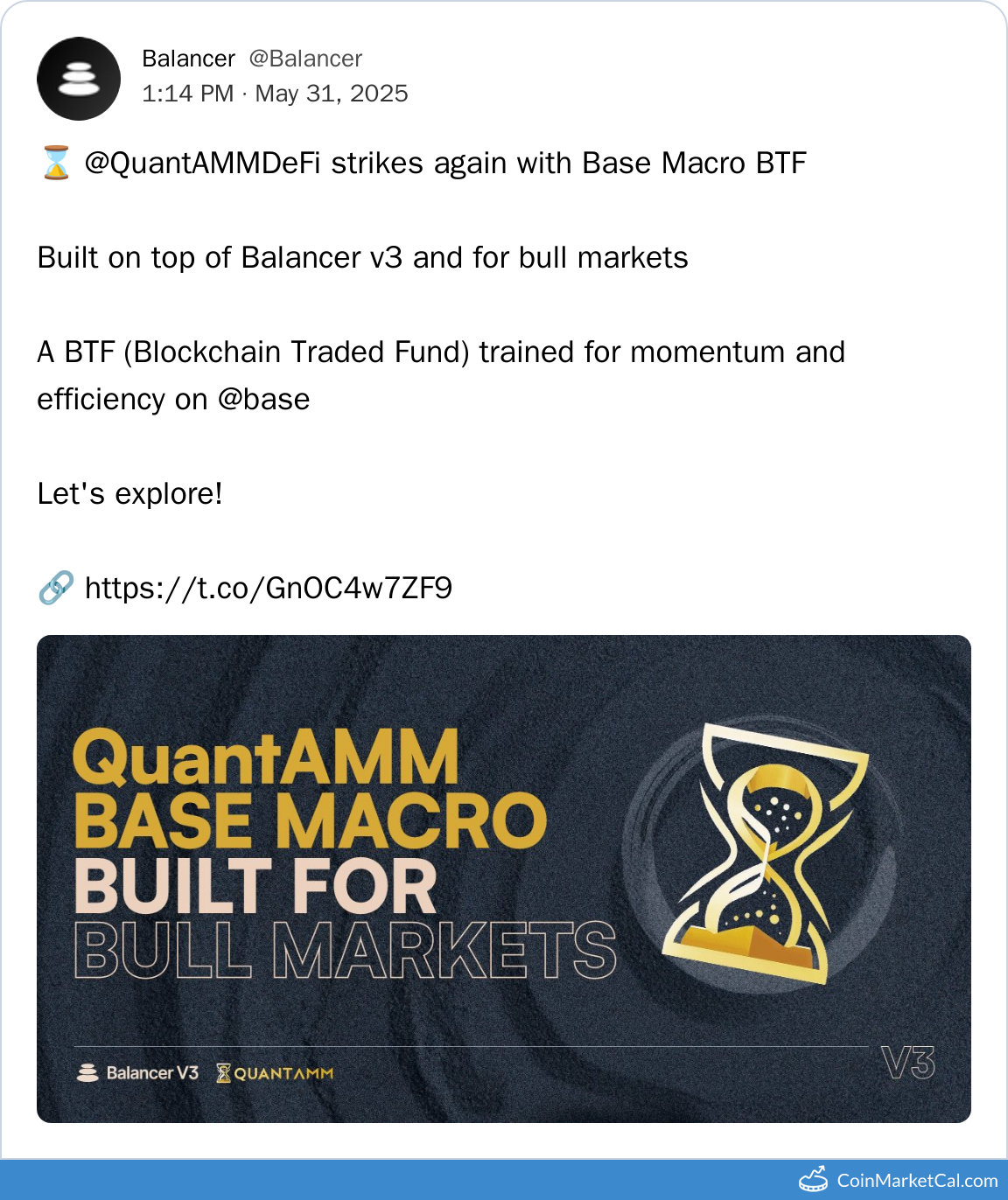 QuantAMM Base BTF
