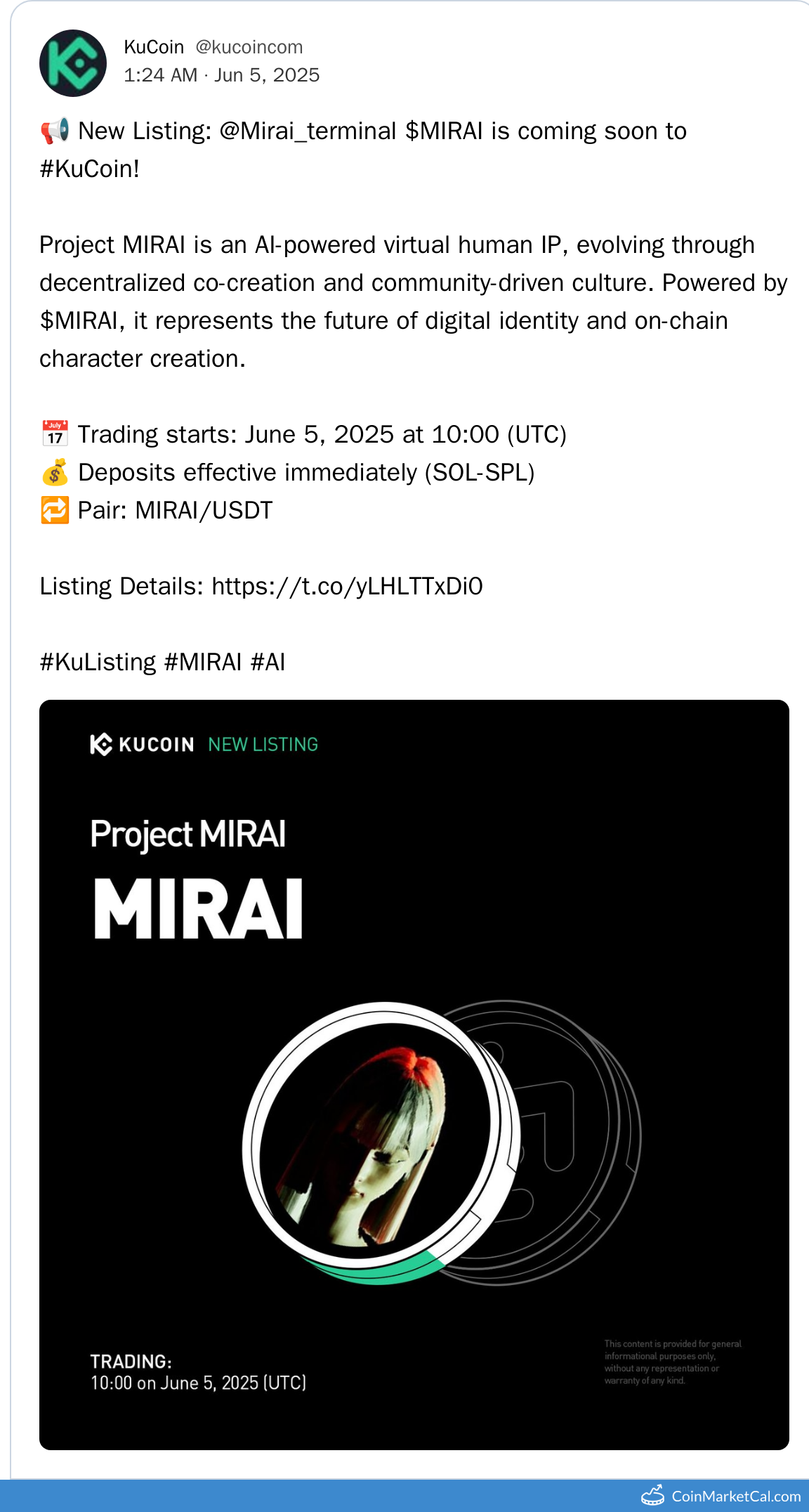 KuCoin Listing
