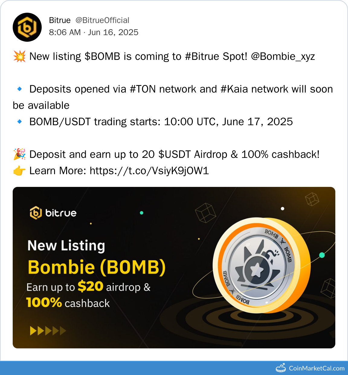 Bitrue Listing