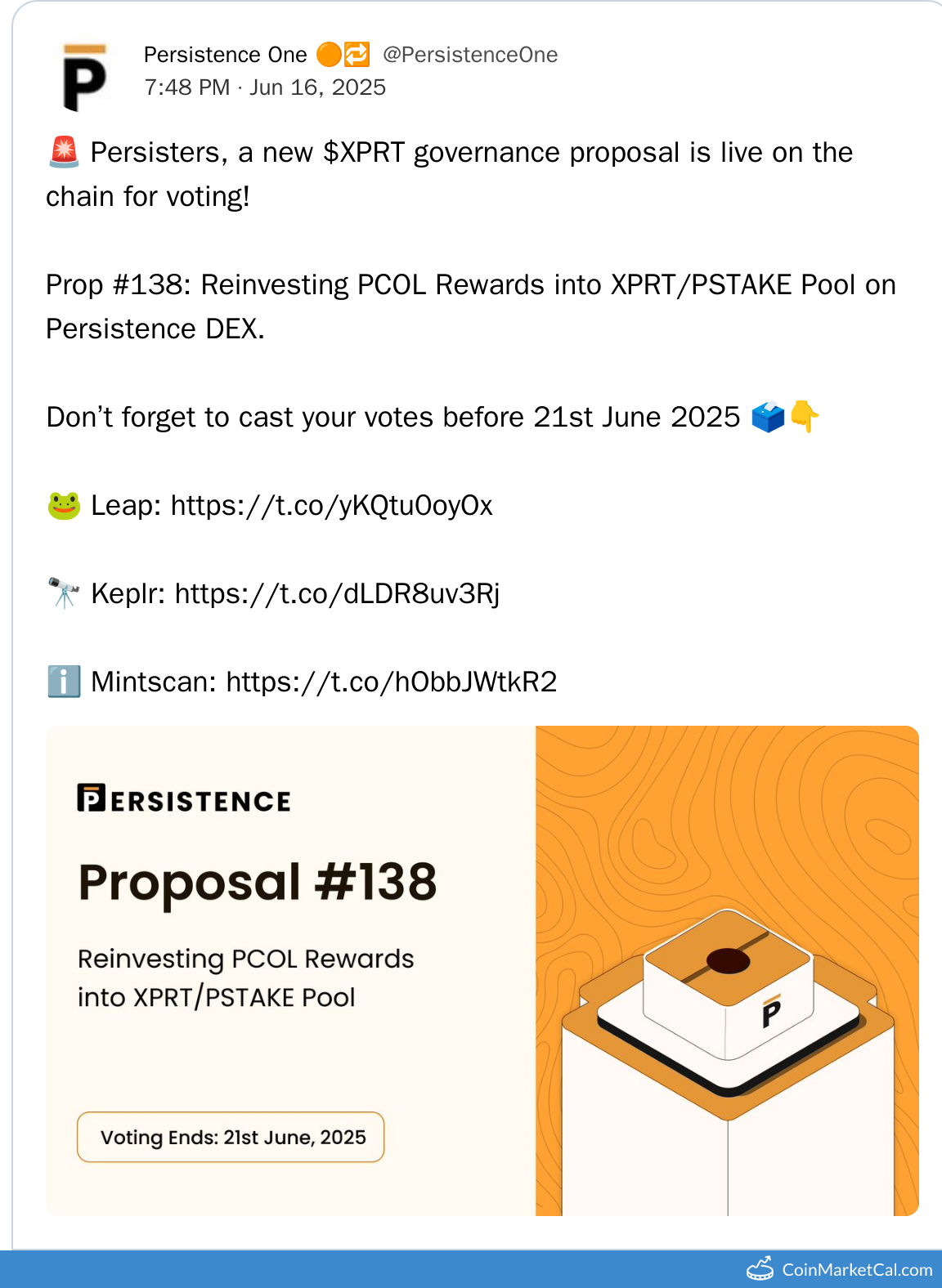 Prop 138 Vote