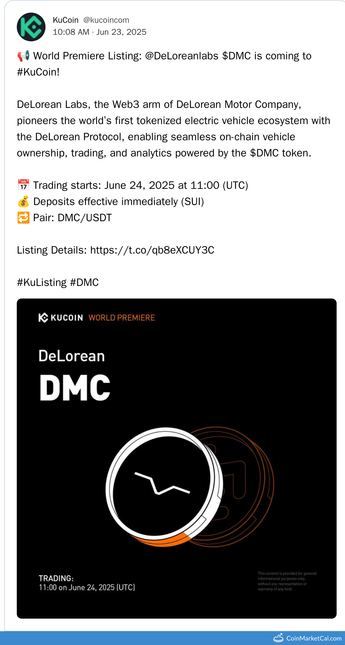 KuCoin Listing