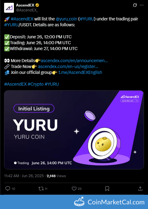 AscendEX Listing
