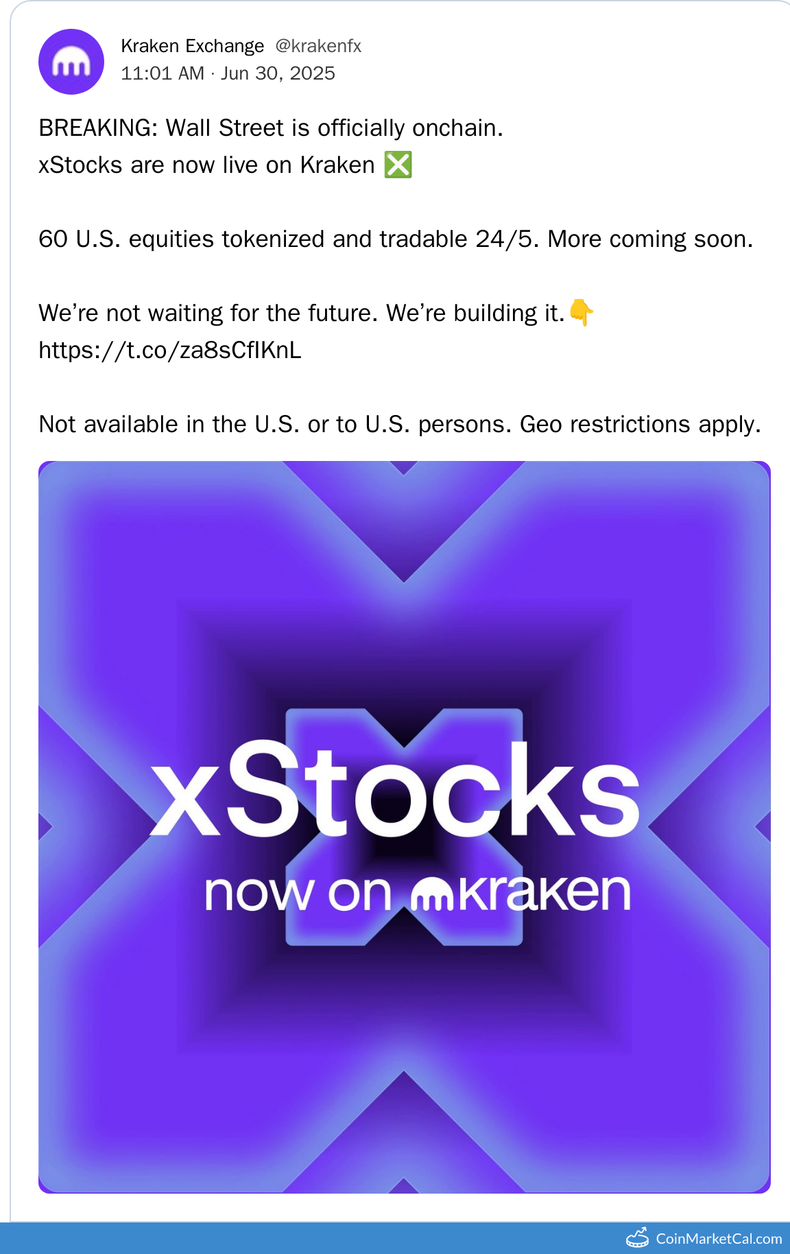 Kraken Listing