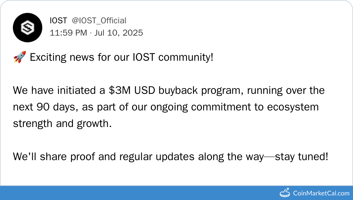$3MM Buyback