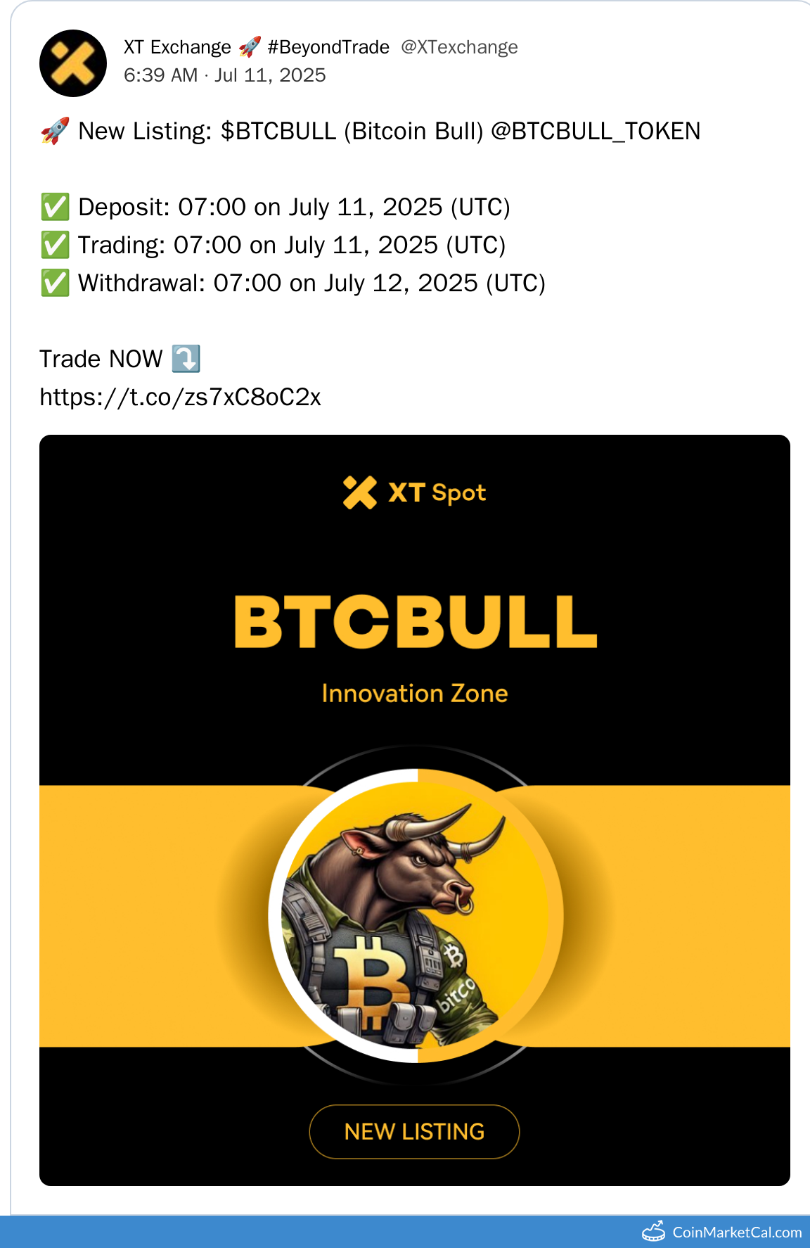 XT.COM Listing