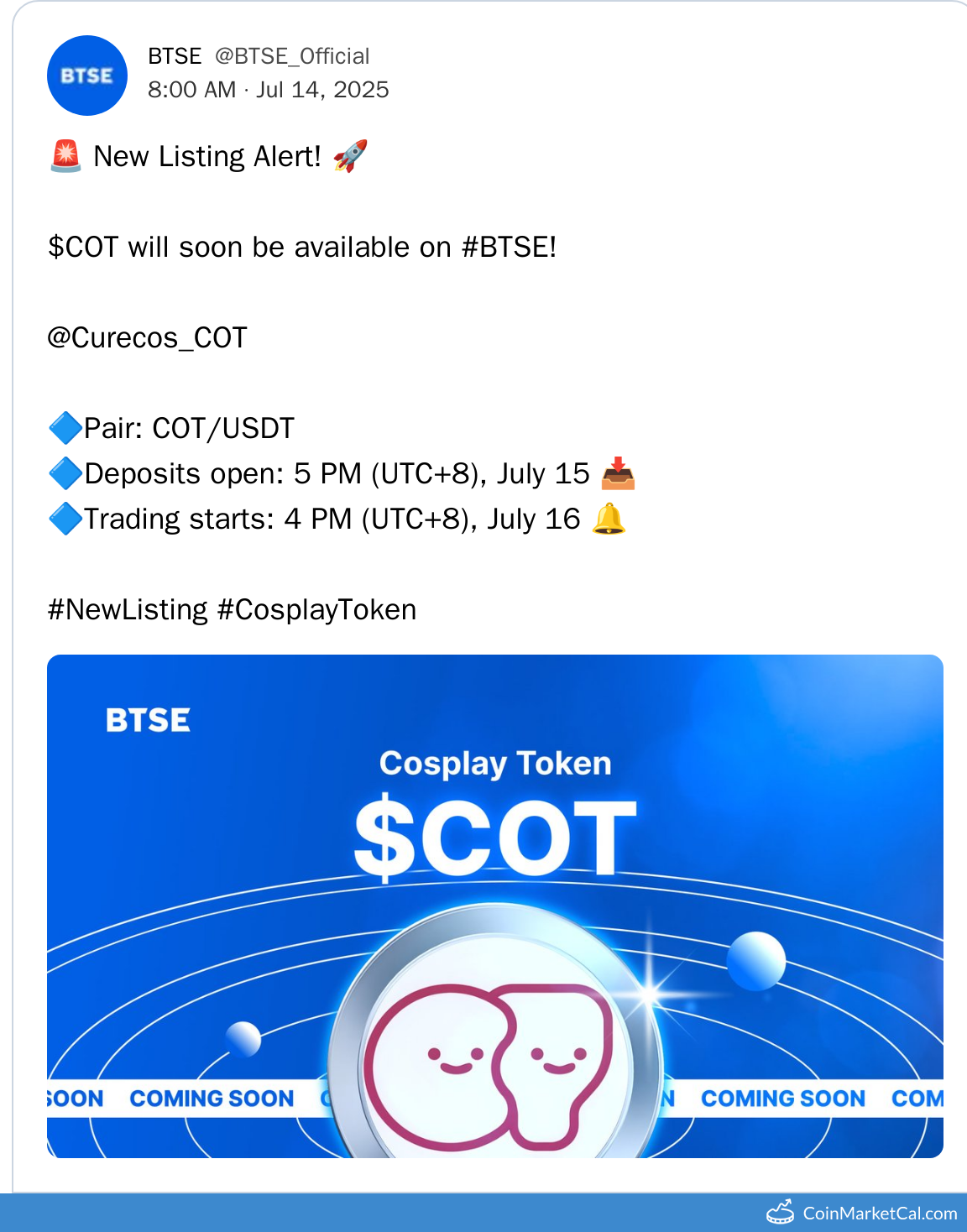 BTSE Listing