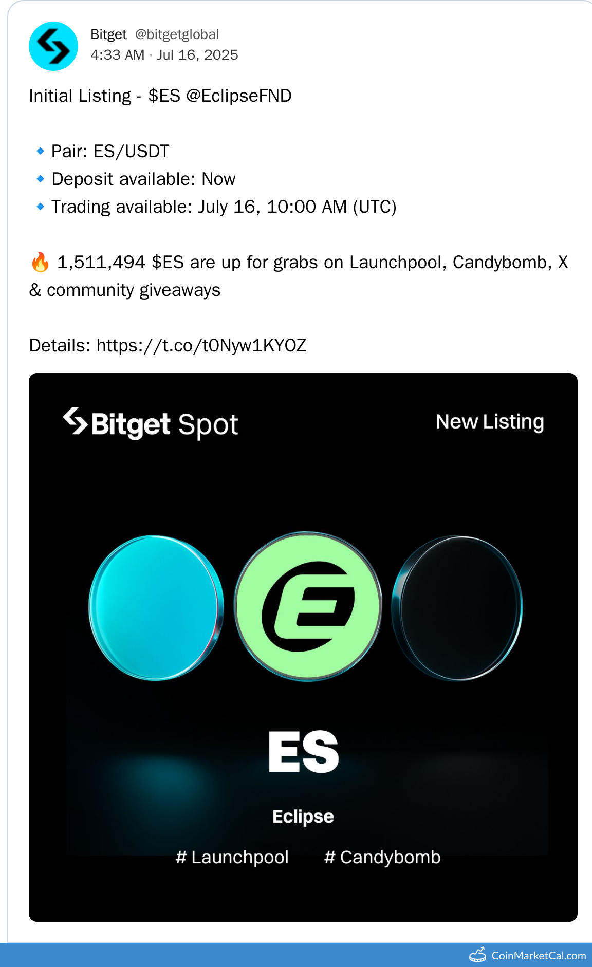 Bitget Listing