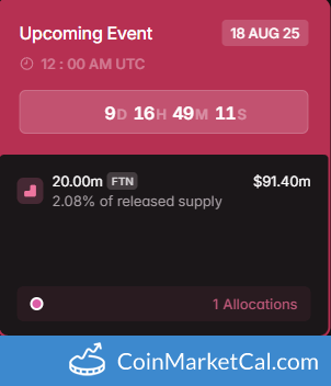 20MM Token Unlock