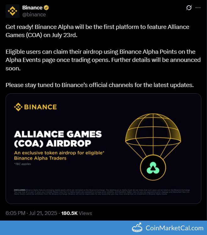 Binance Alpha Listing