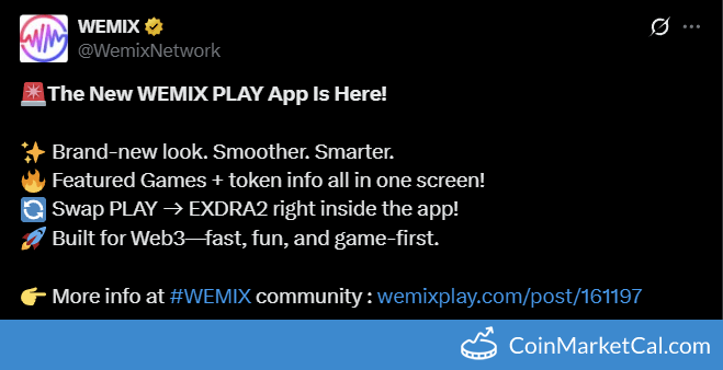 New WEMIX PLAY App