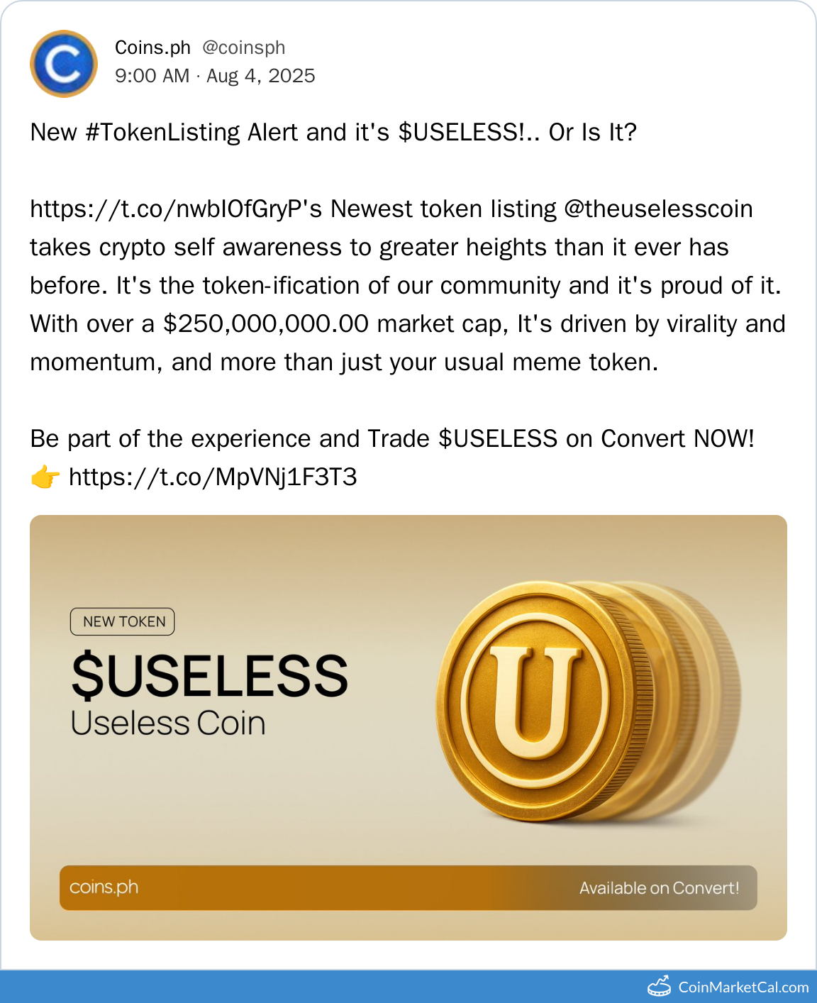Coins.ph Listing
