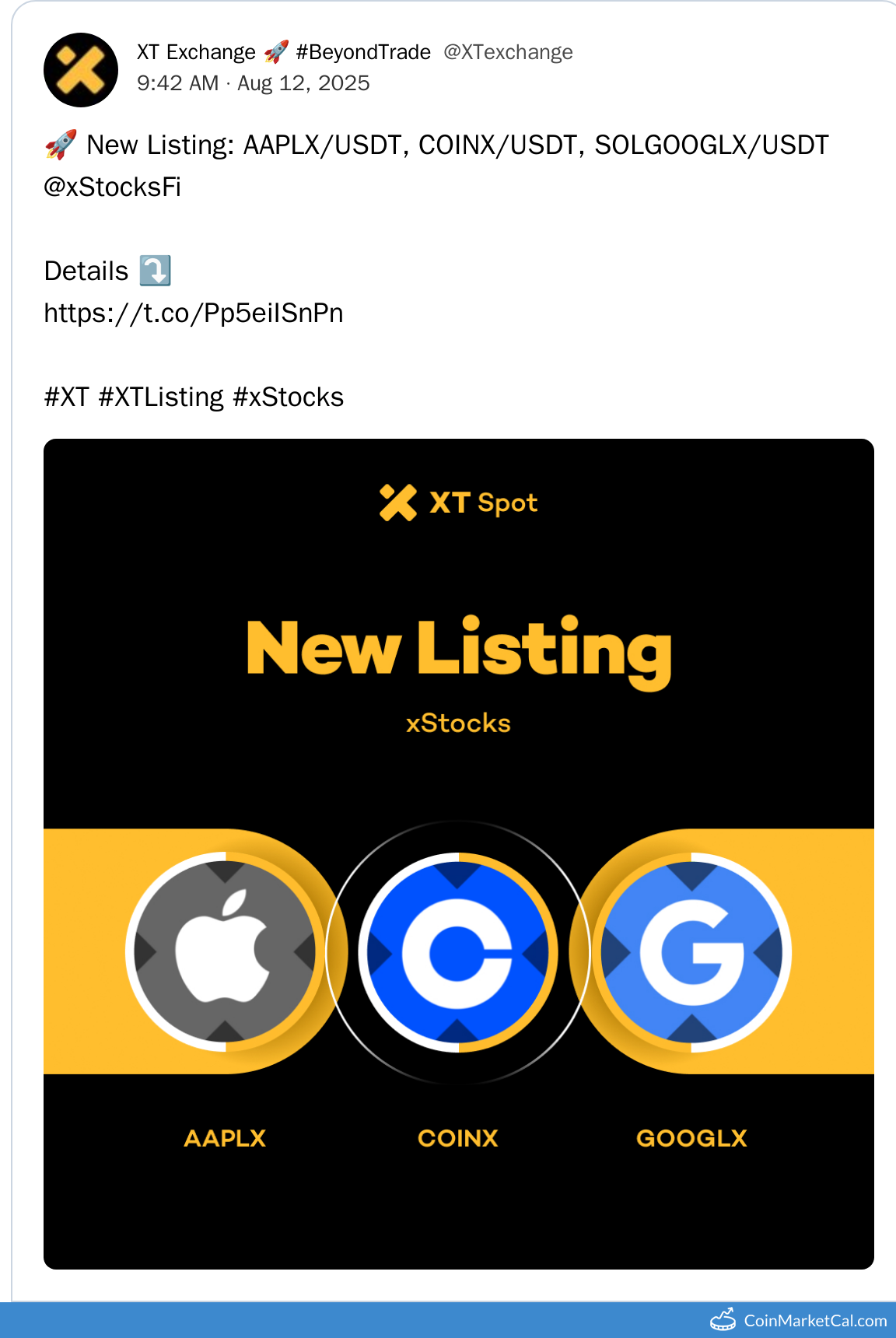 XT.COM Listing