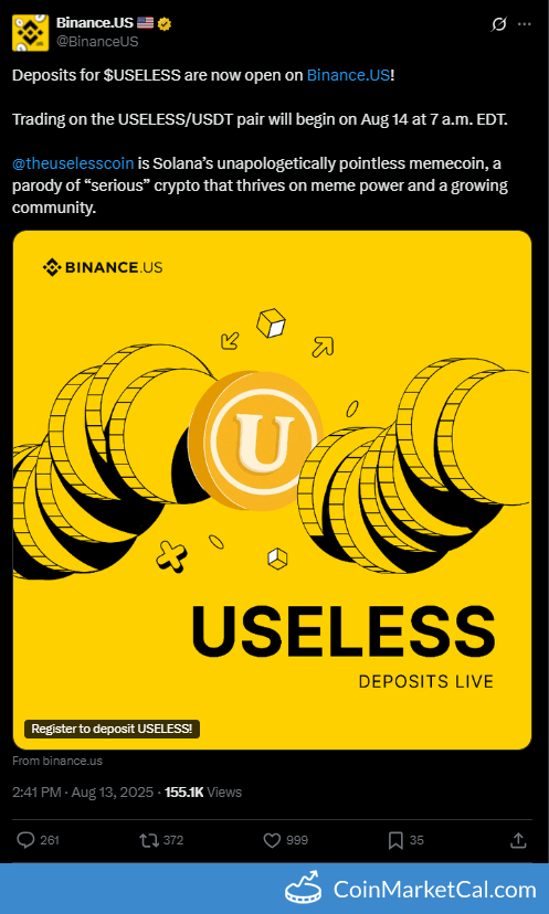 Binance.US Listing