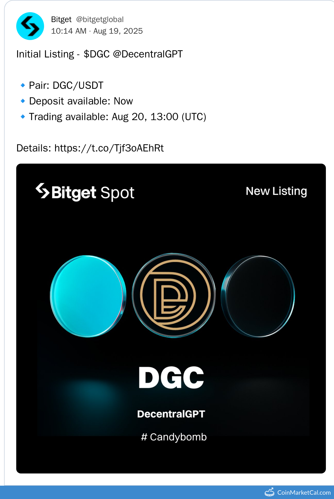 Bitget Listing