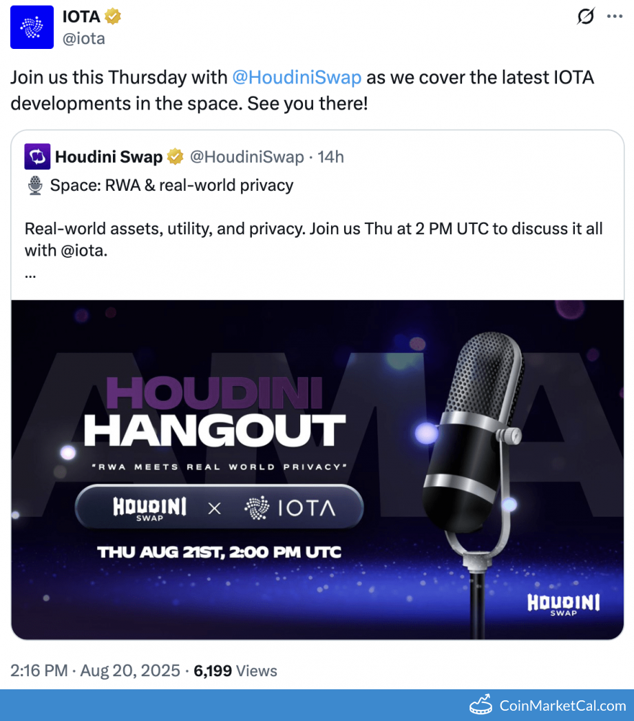 IOTA & Houdini Swap AMA