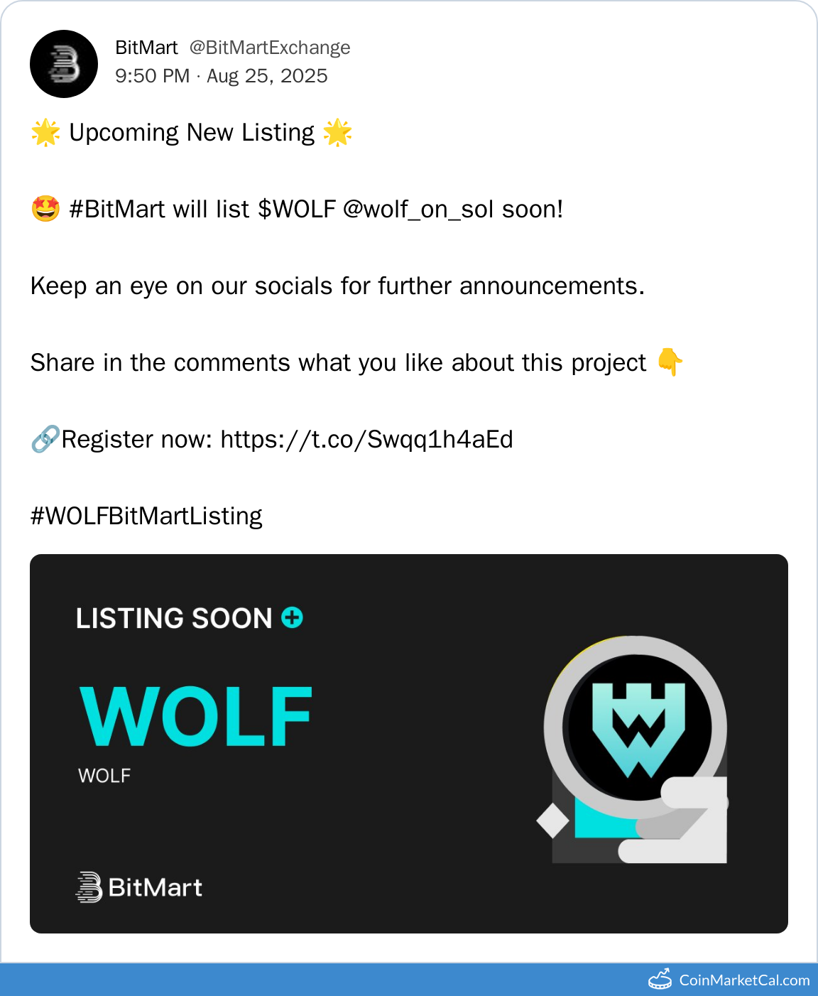 BitMart Listing ANN