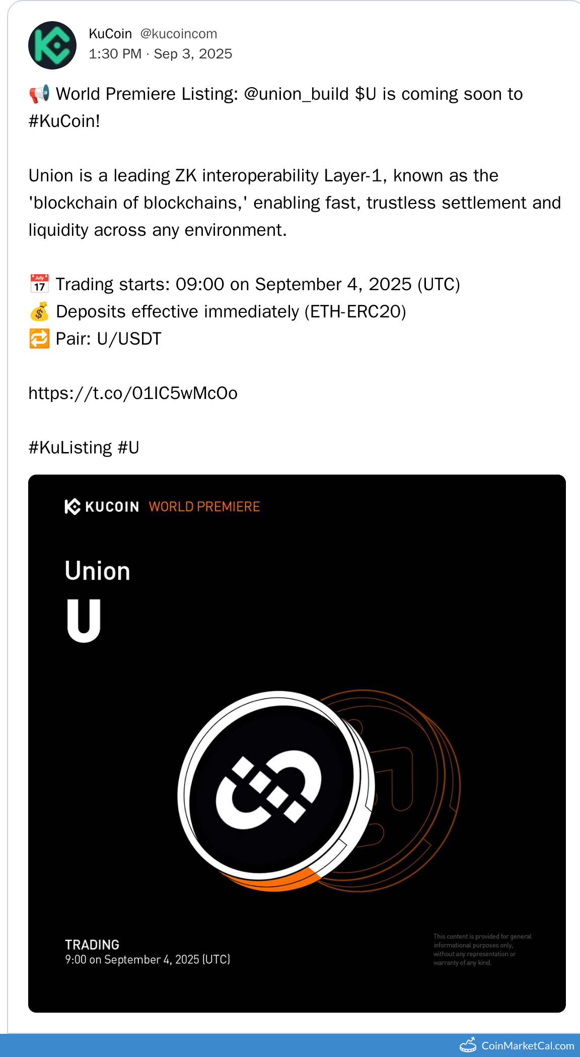 KuCoin Listing