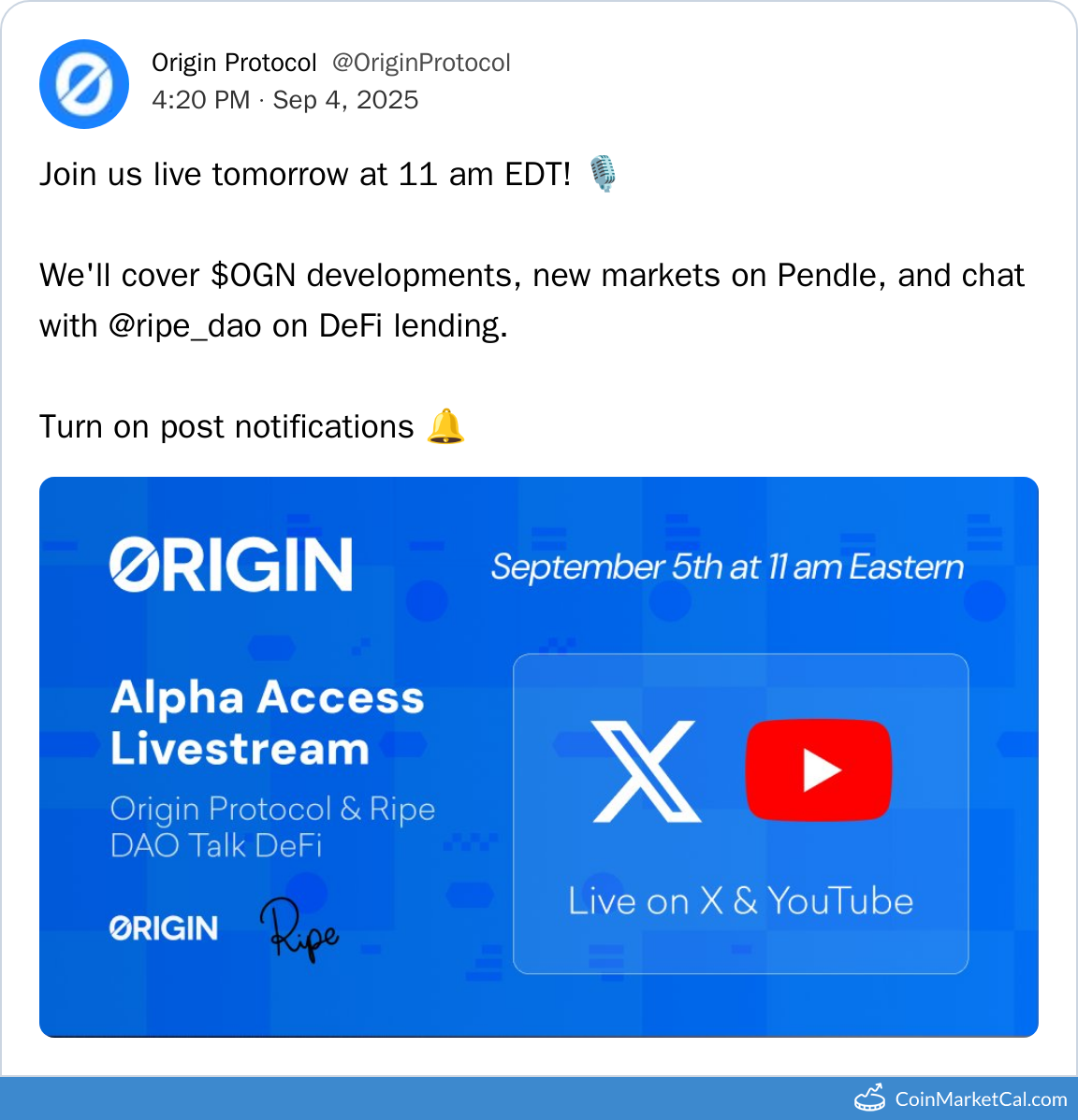 Alpha Access Livestream
