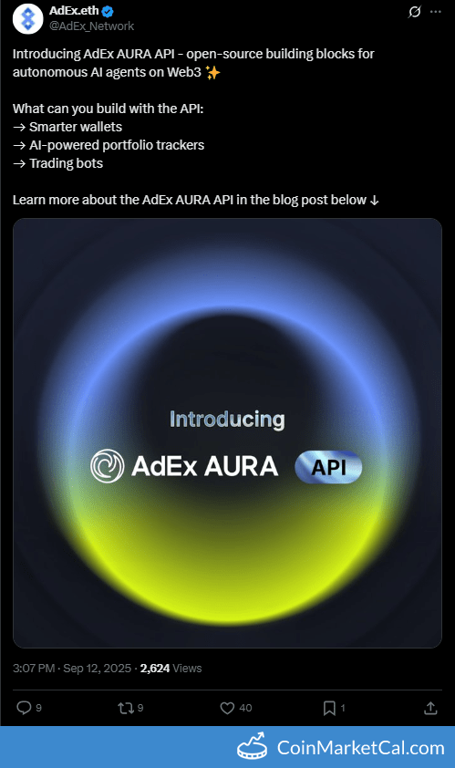 AdEx AURA API release