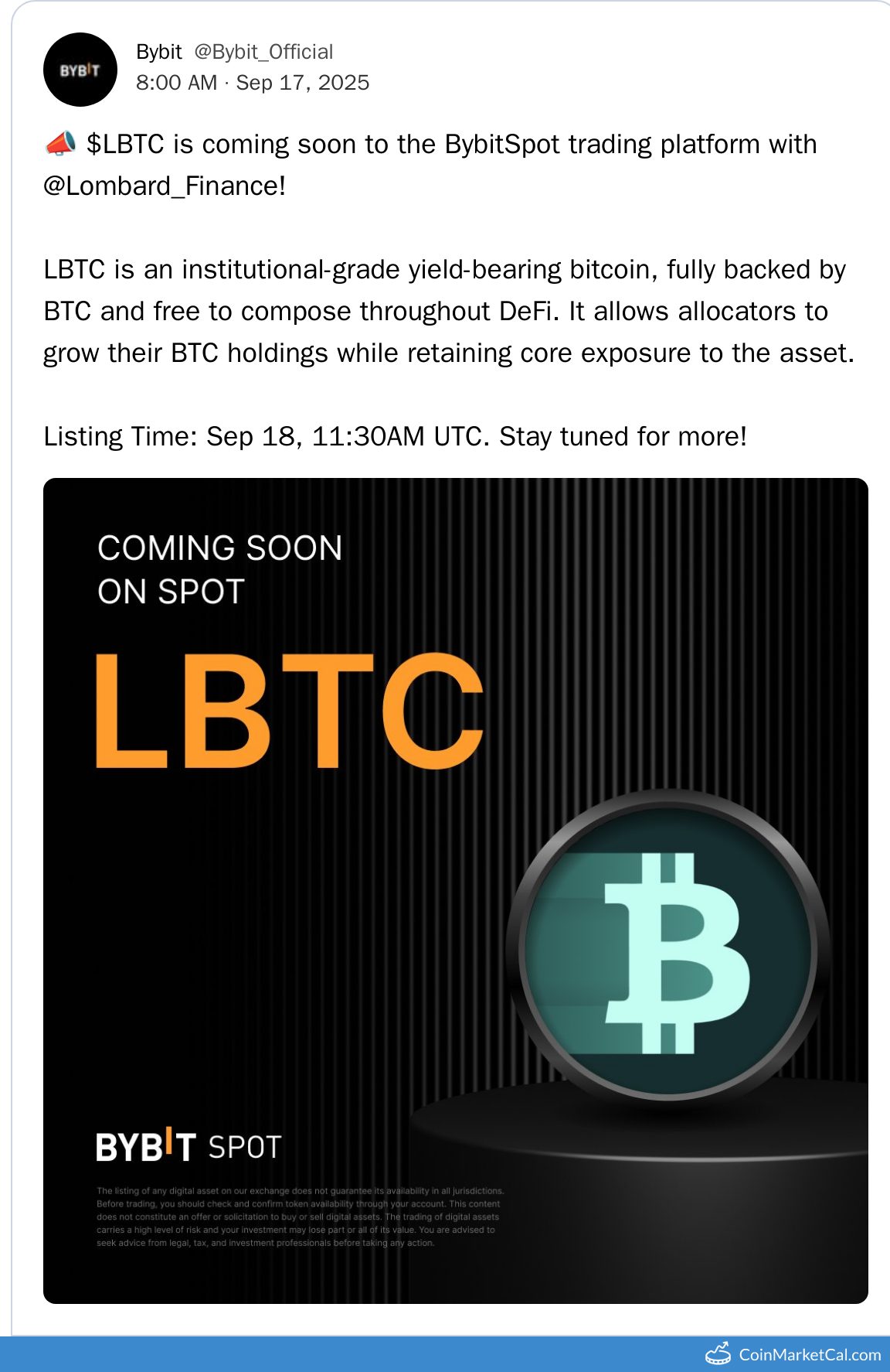 Bybit Listing