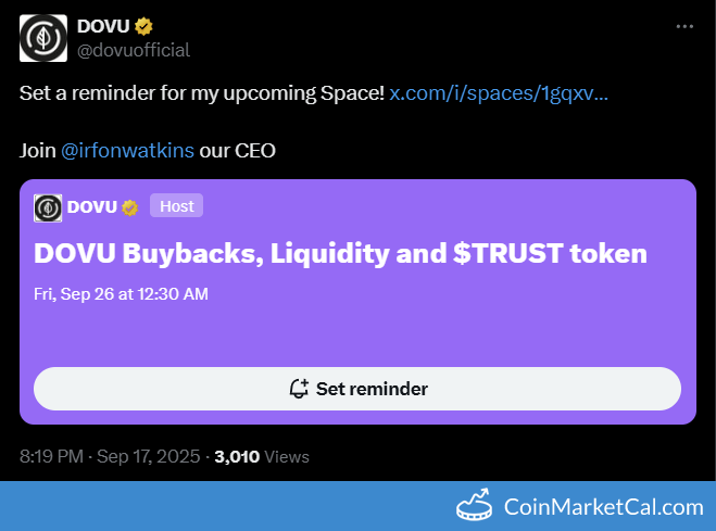 X Spaces with CEO