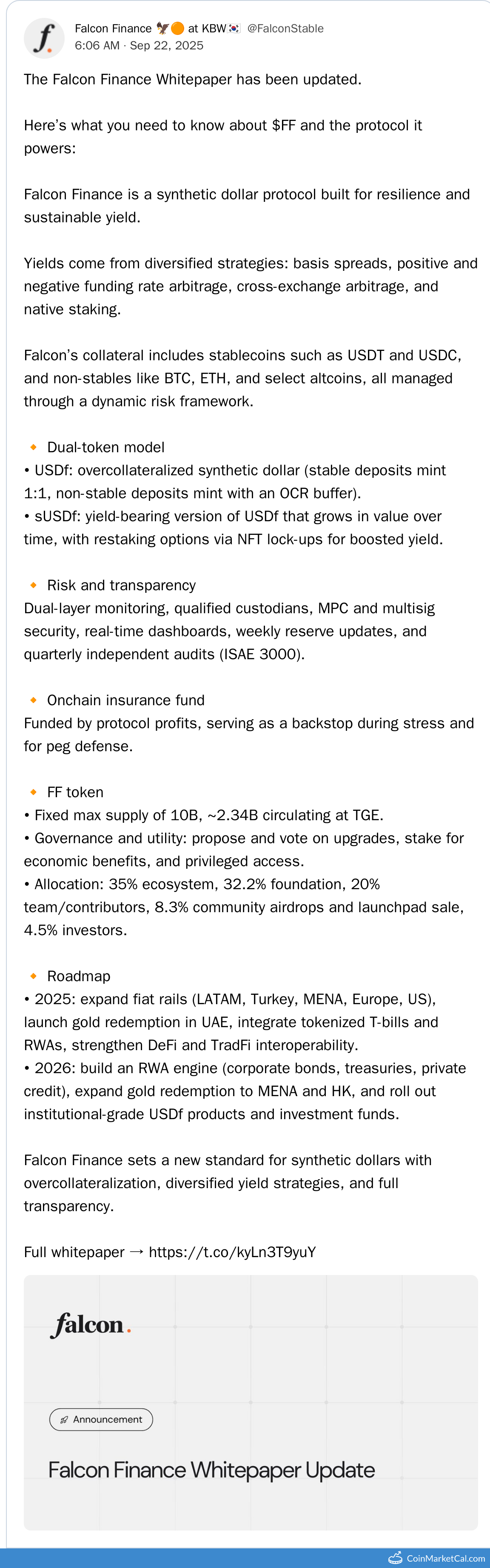 Whitepaper Update