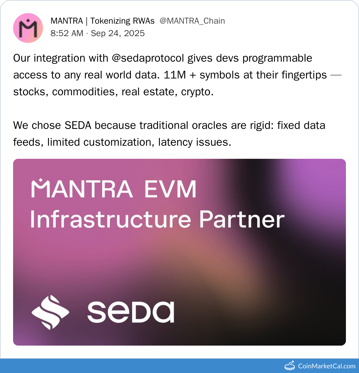 MANTRA x SEDA