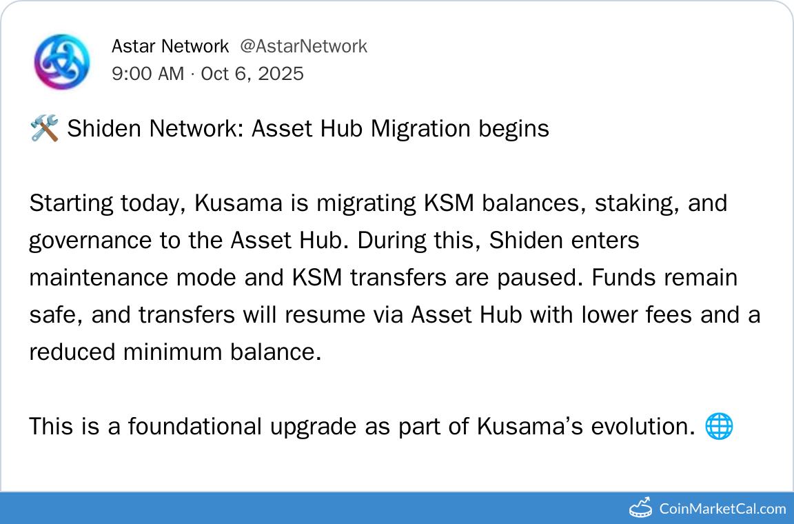 Asset Hub Migration