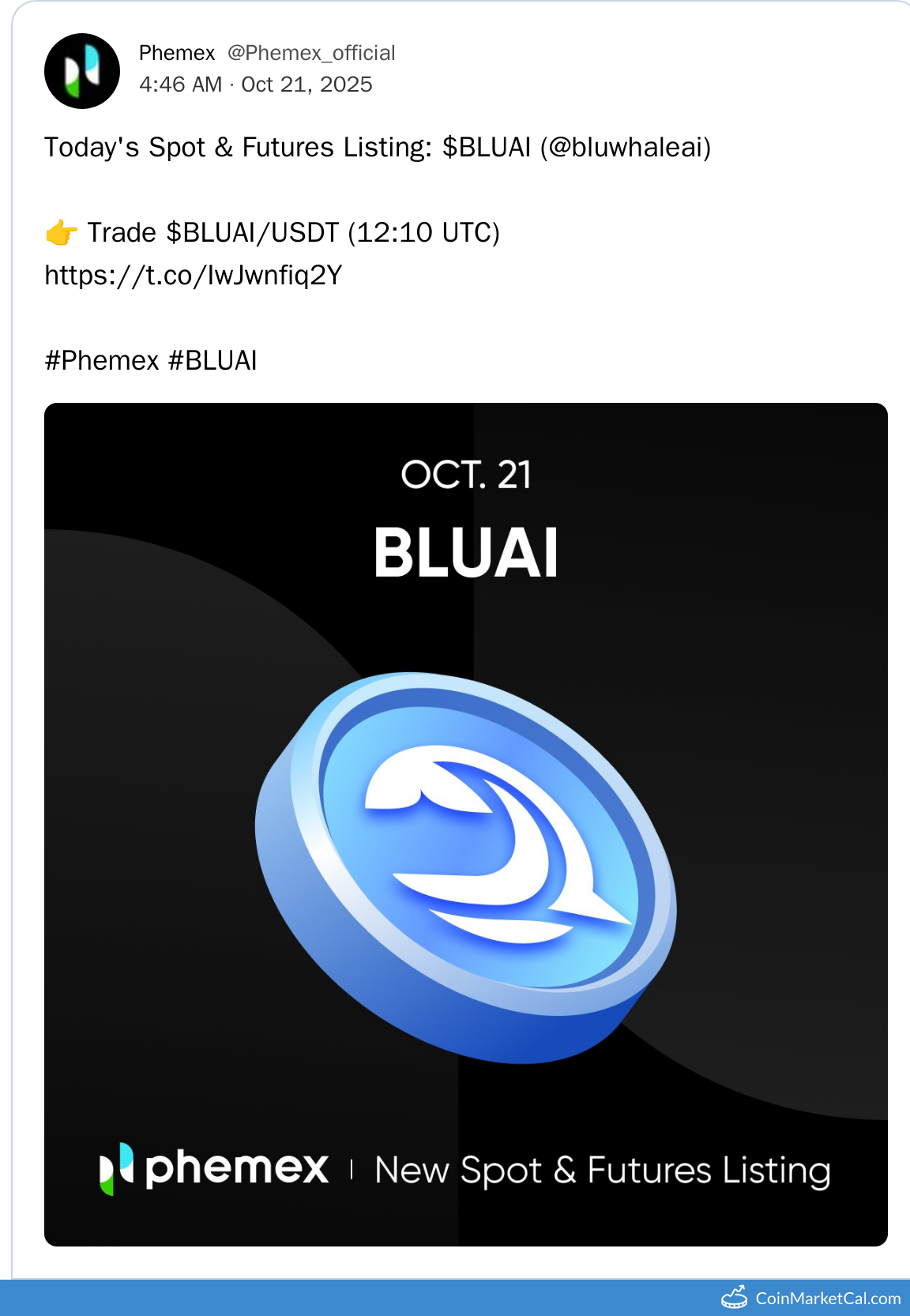 Phemex Listing