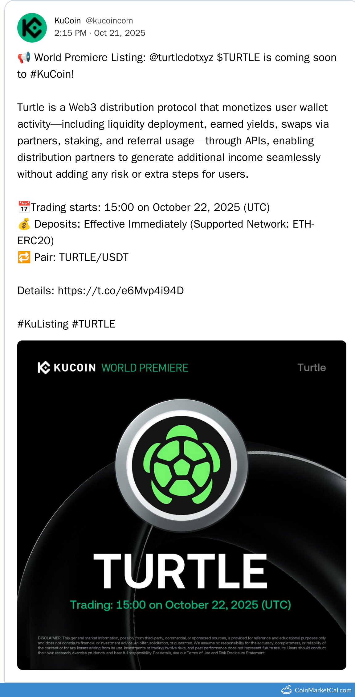 KuCoin Listing