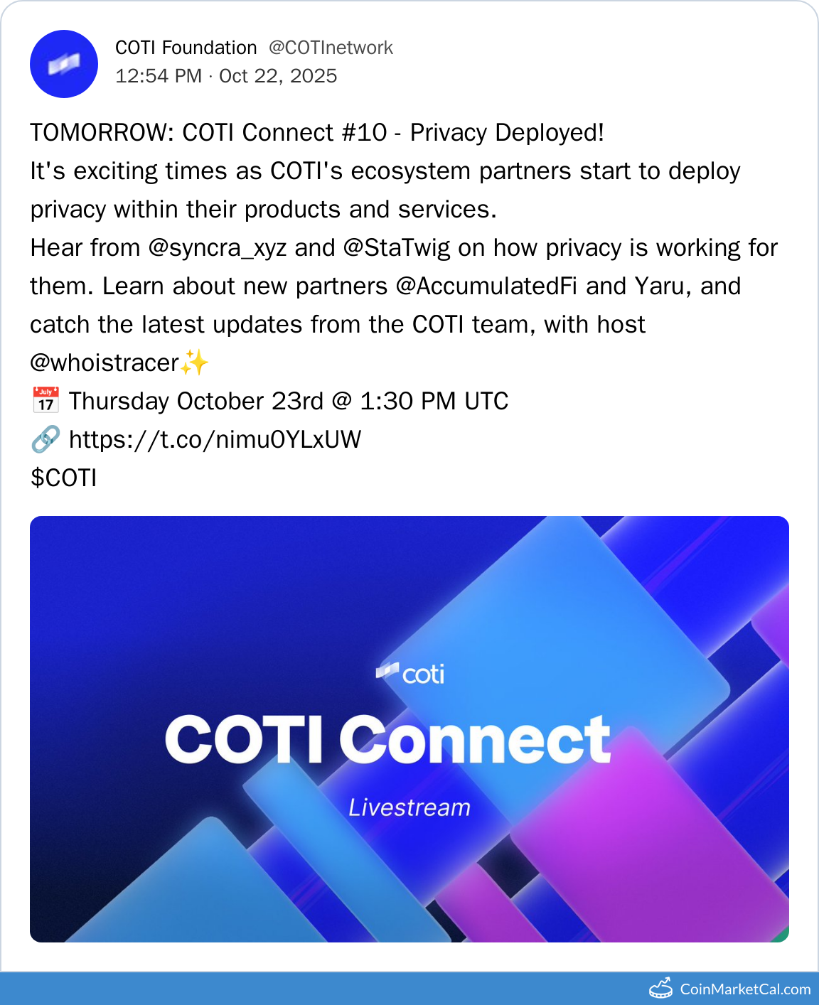 COTI Connect #10