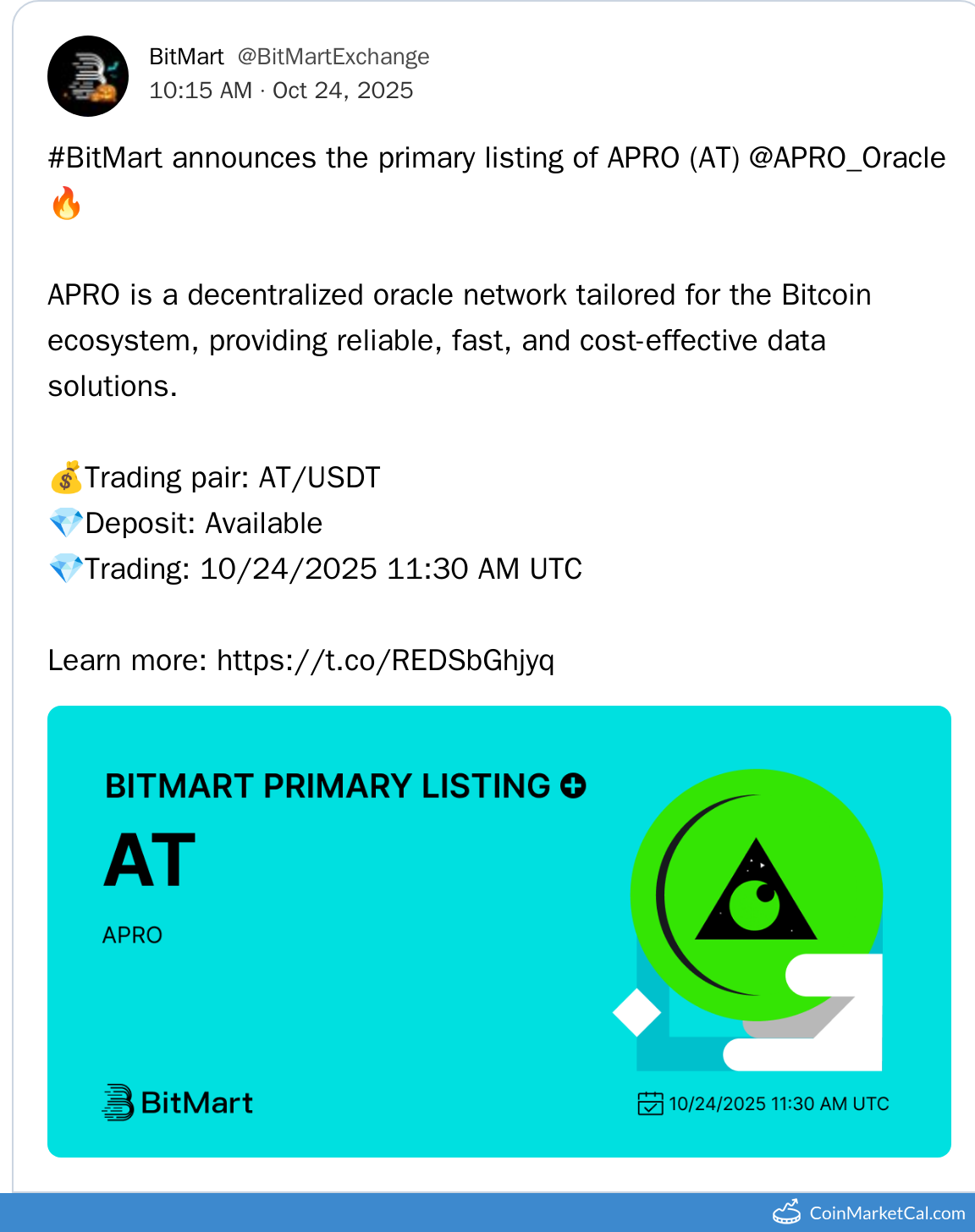 BitMart Listing