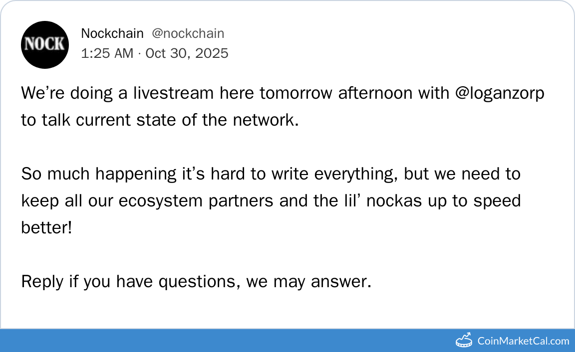 Network State Livestream