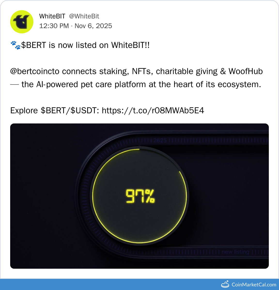 WhiteBIT Listing