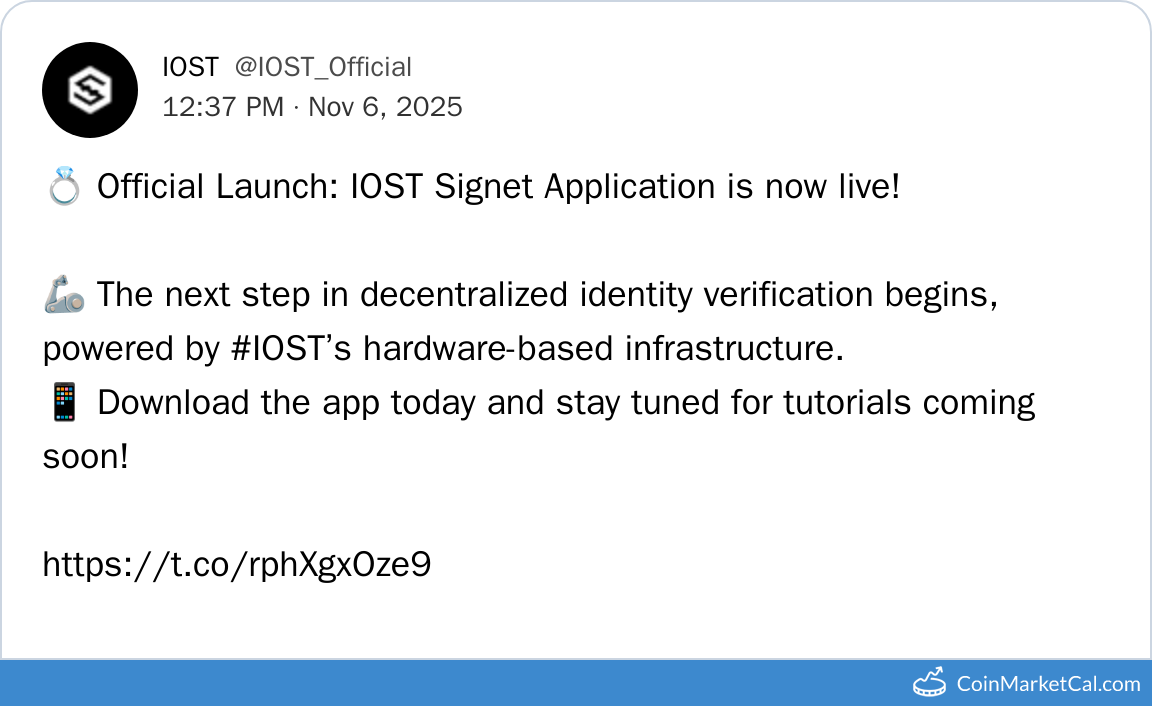 IOST Signet App