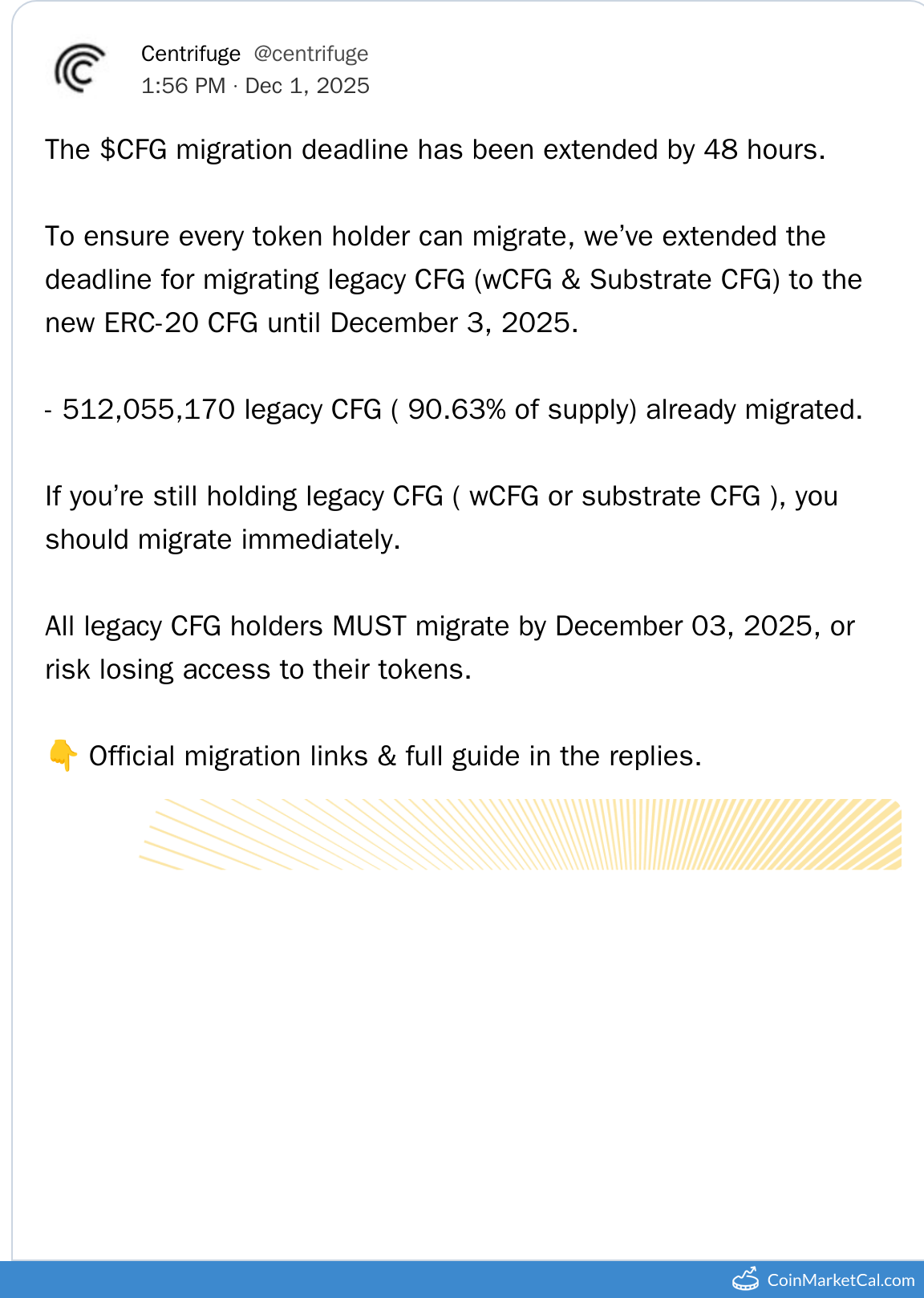 Migration Extension