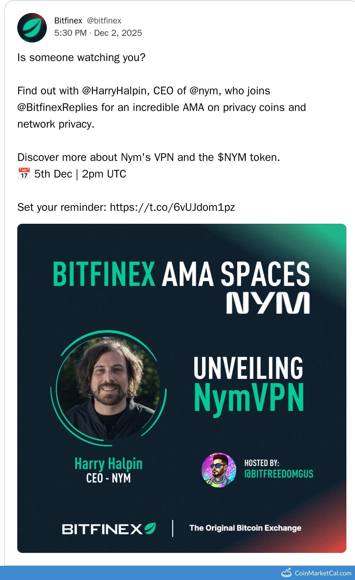 AMA with Bitfinex