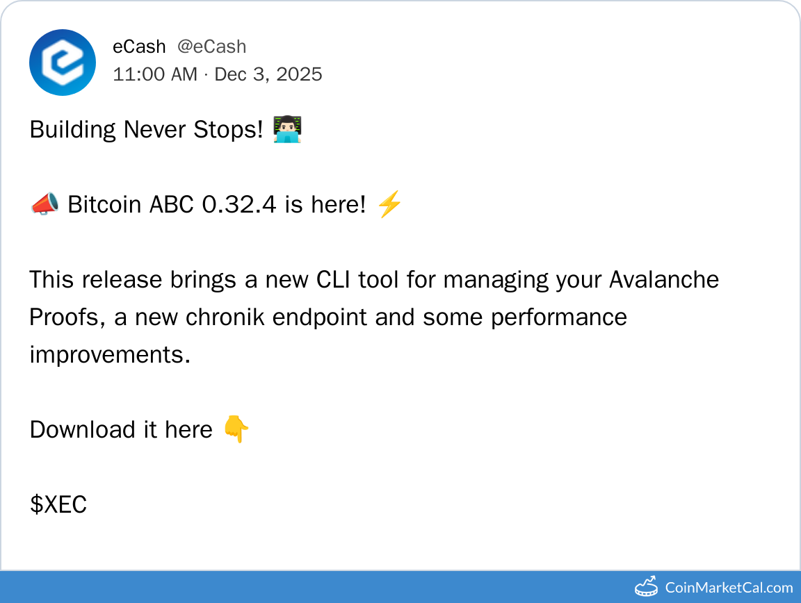 Bitcoin ABC 0.32.4 Update