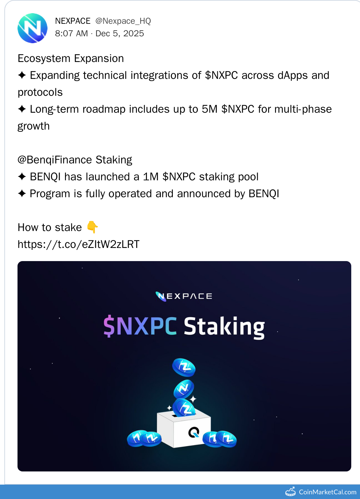 NXPC Staking
