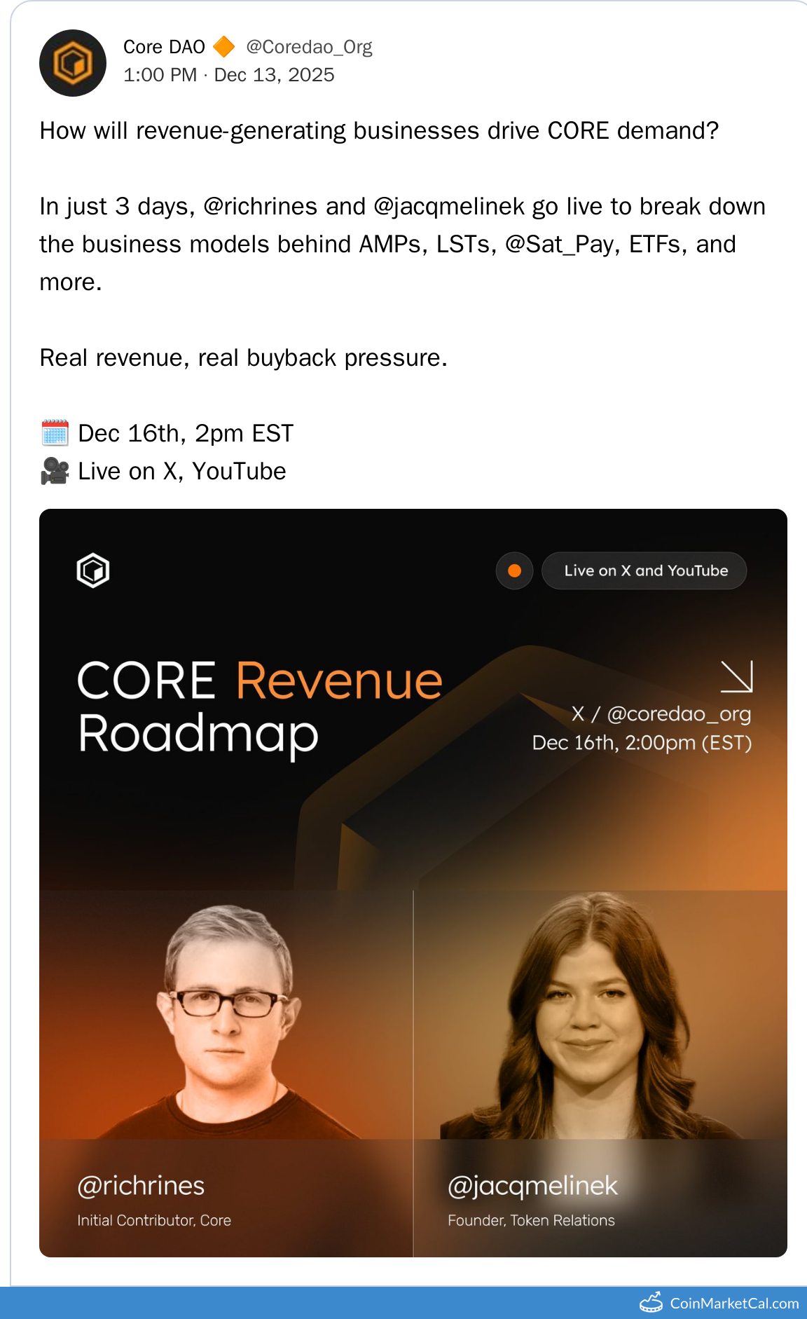 Revenue Models Talk
