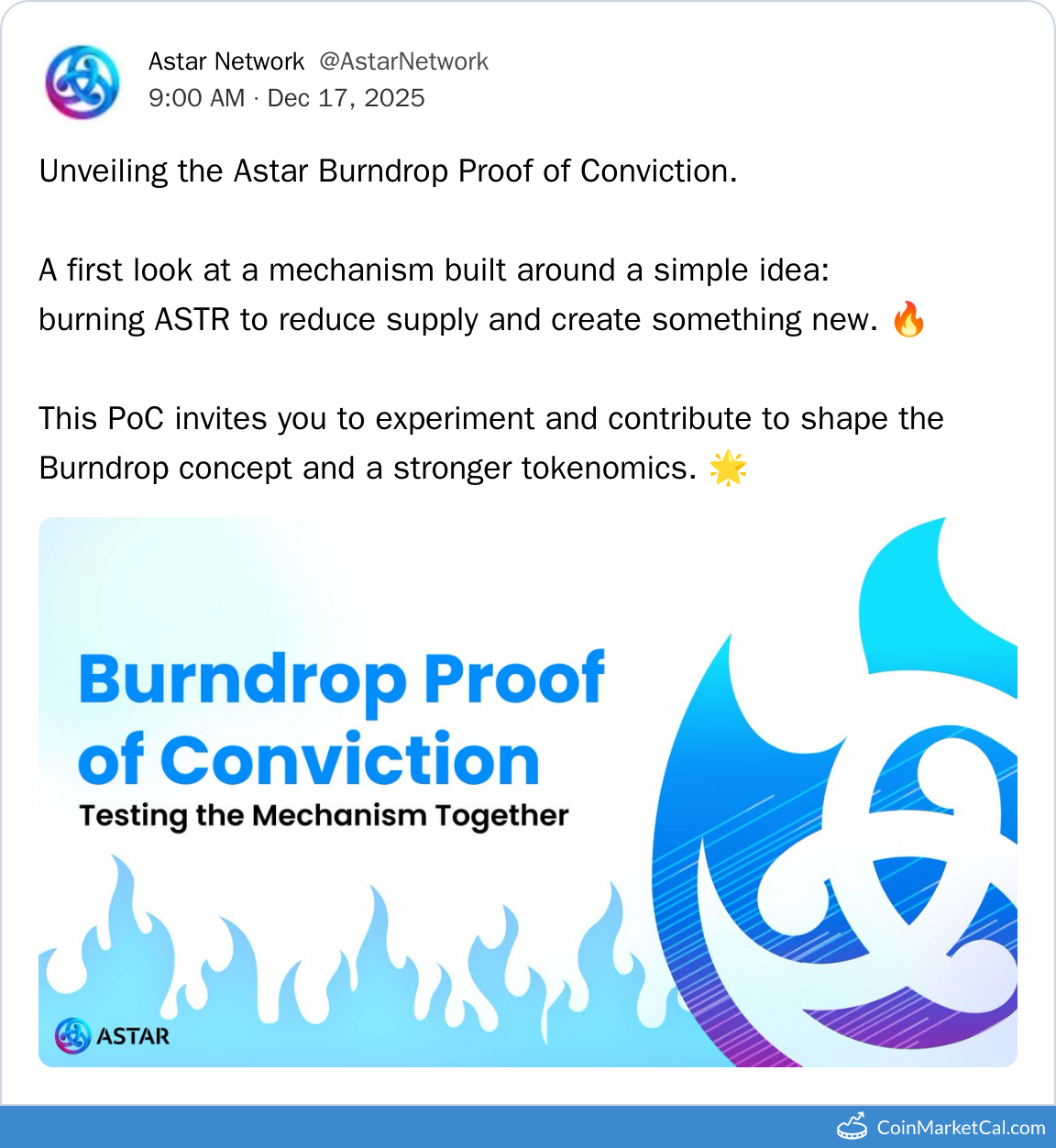 Burndrop PoC Launch