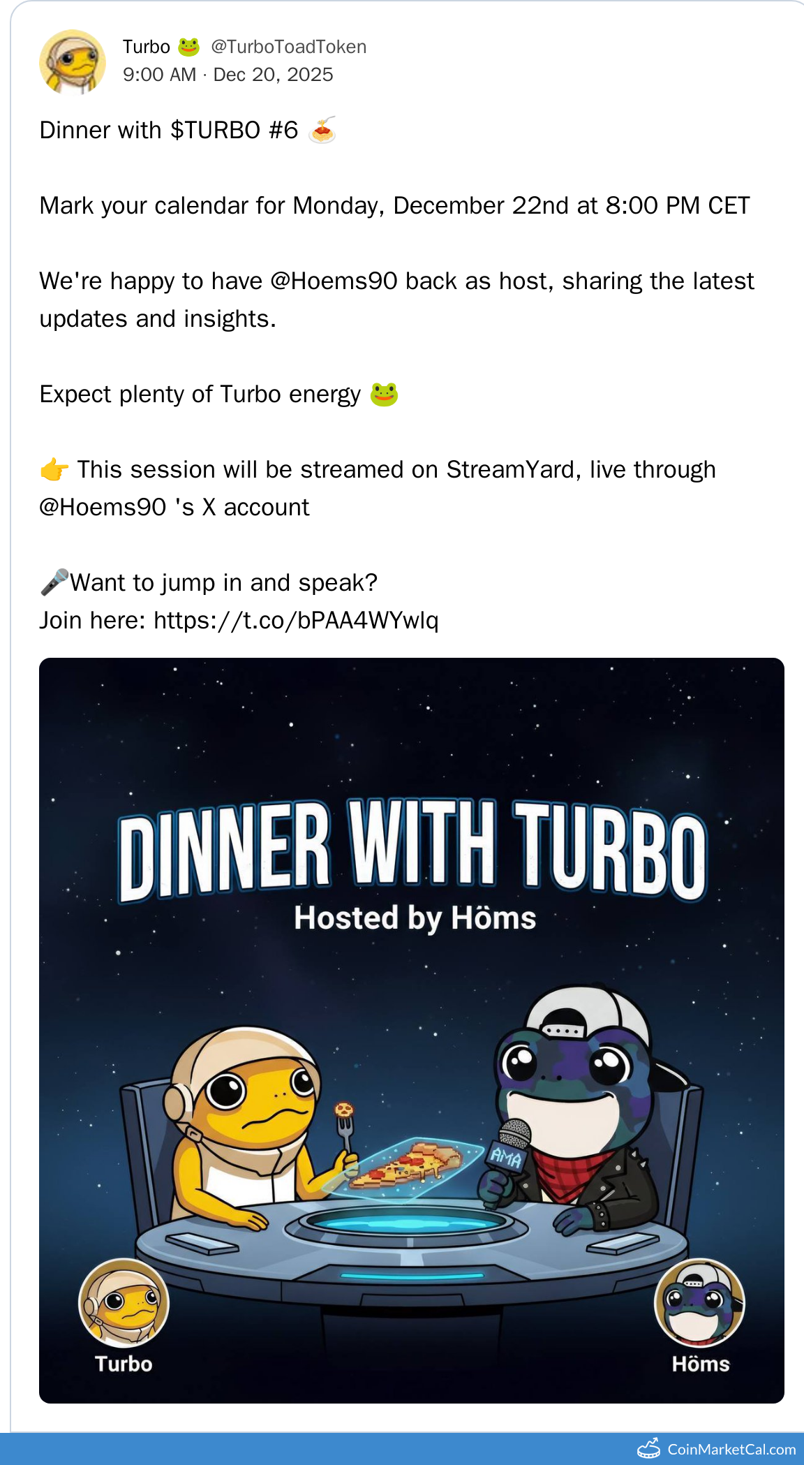 Dinner with Turbo #6