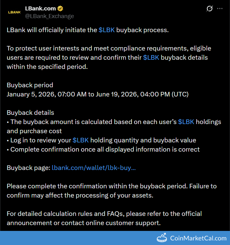 Token Buyback