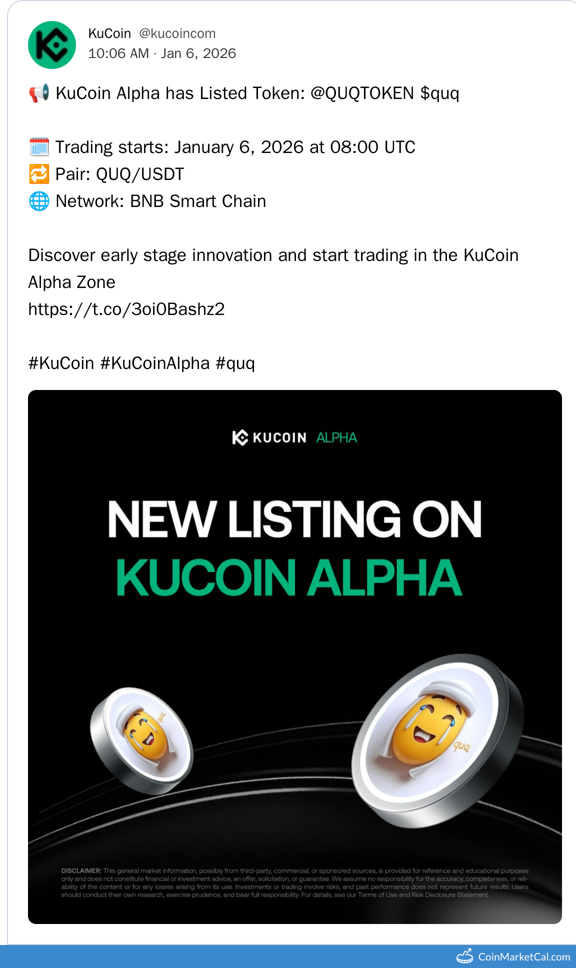 KuCoin Listing