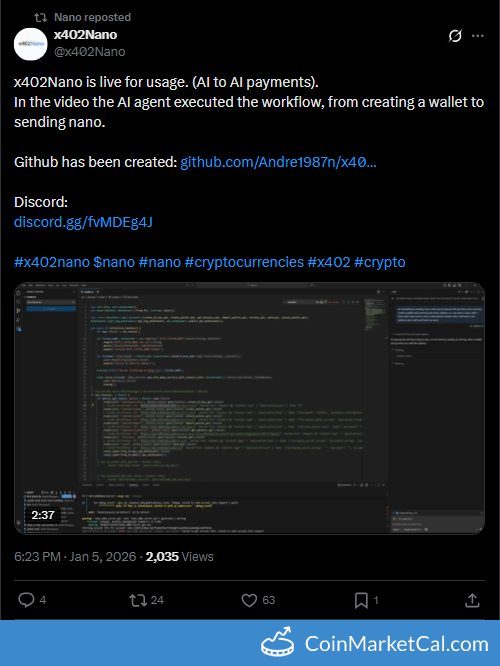 X402Nano Launch