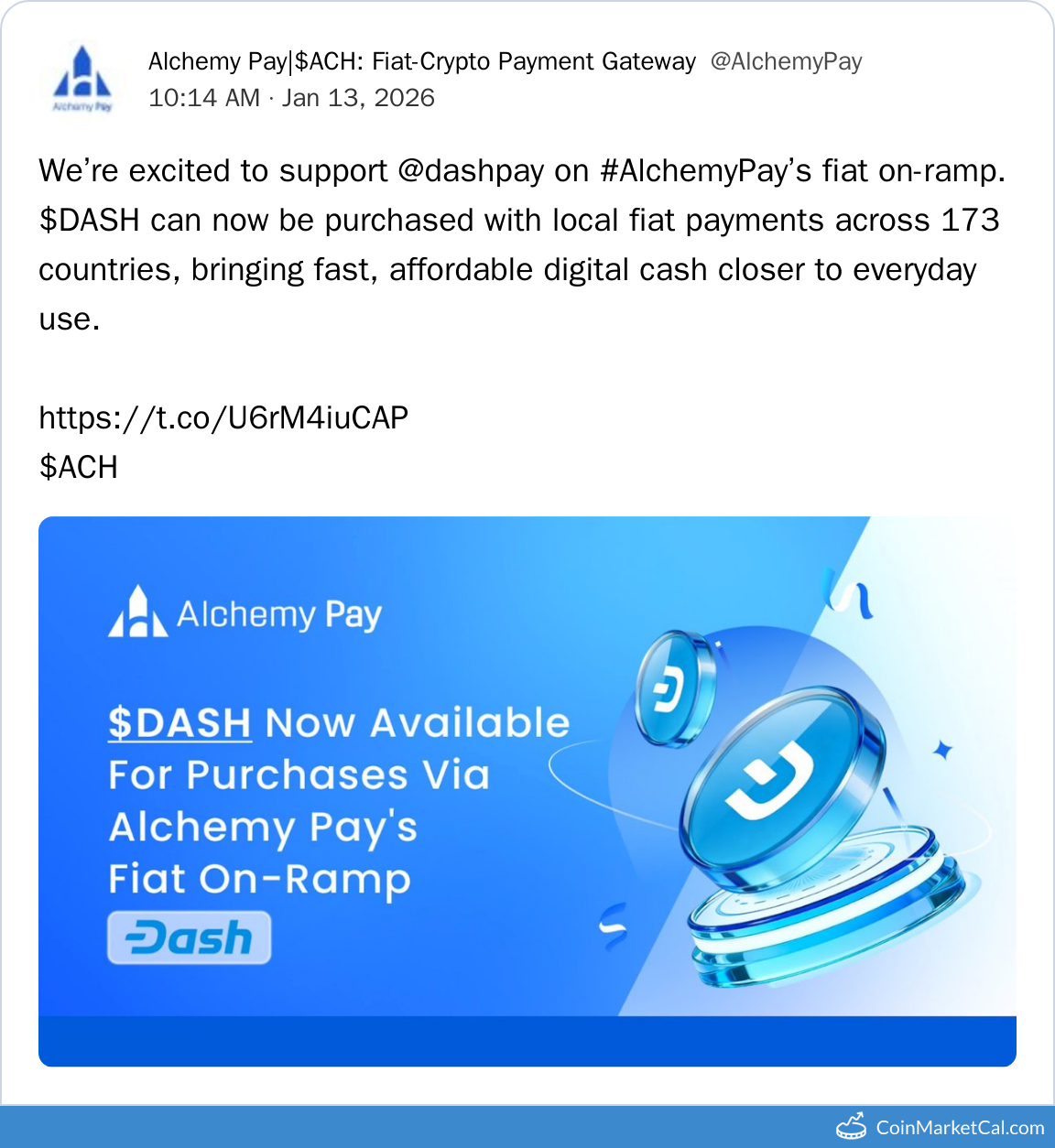 Dash Pay x Alchemy Pay